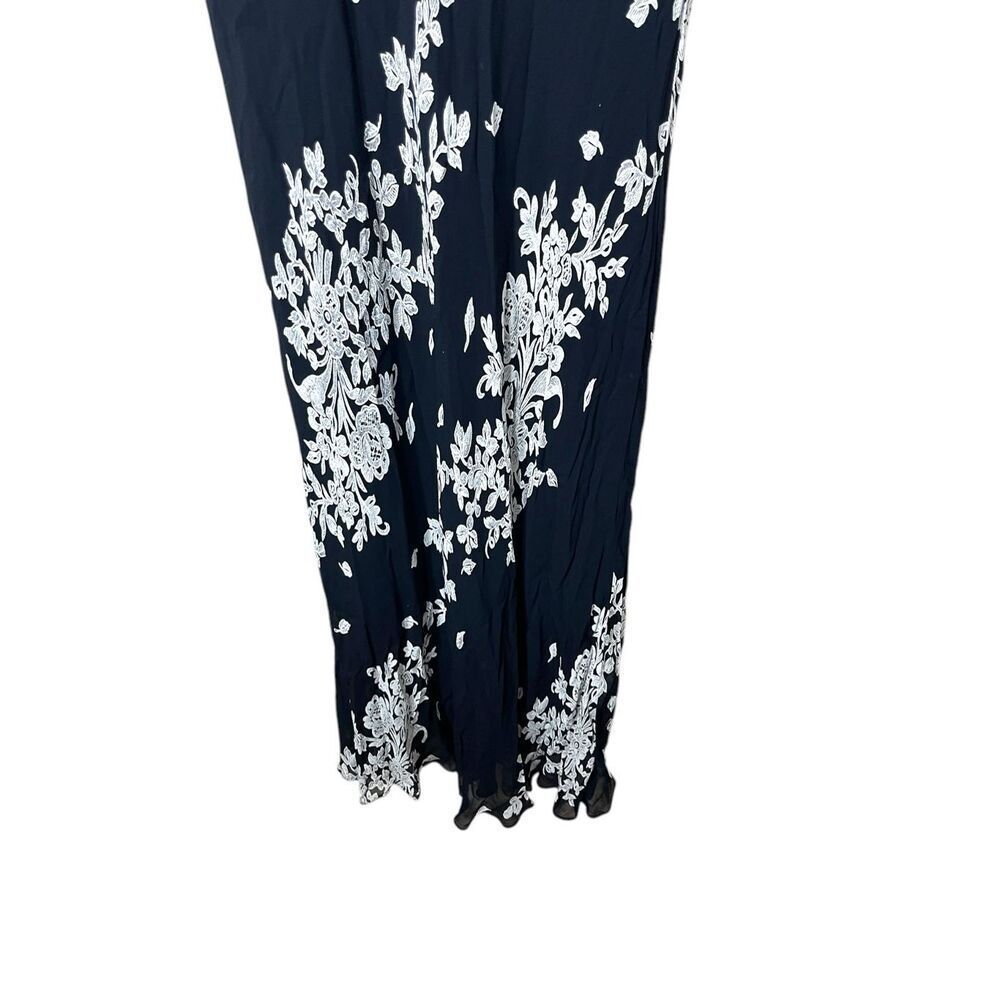 Paradise Plus Y2K‎ 90s Black Floral Print Midi Dress Size 3X - Picture 10 of 10